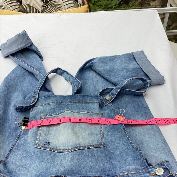 Preloved Cat and Jack denim jumpsuit size X-LARGE (14-16) - Picture 12 of 16